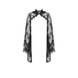 Gothic sexy lace bell sleeves cape