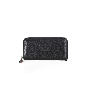 PORTFEL-BLACK DAMIEN EMBOSSED
