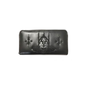 PORTFEL-BLACK GOTHIC BAT