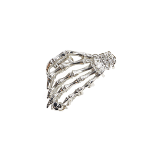 KLAMRA DO WŁOSÓW- SILVER SKELETON HANDS