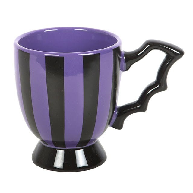 FILIŻANKA- Purple Striped Bat Wing