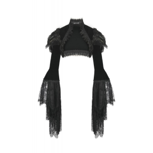 Noble Gothic Velvet Raven Cape