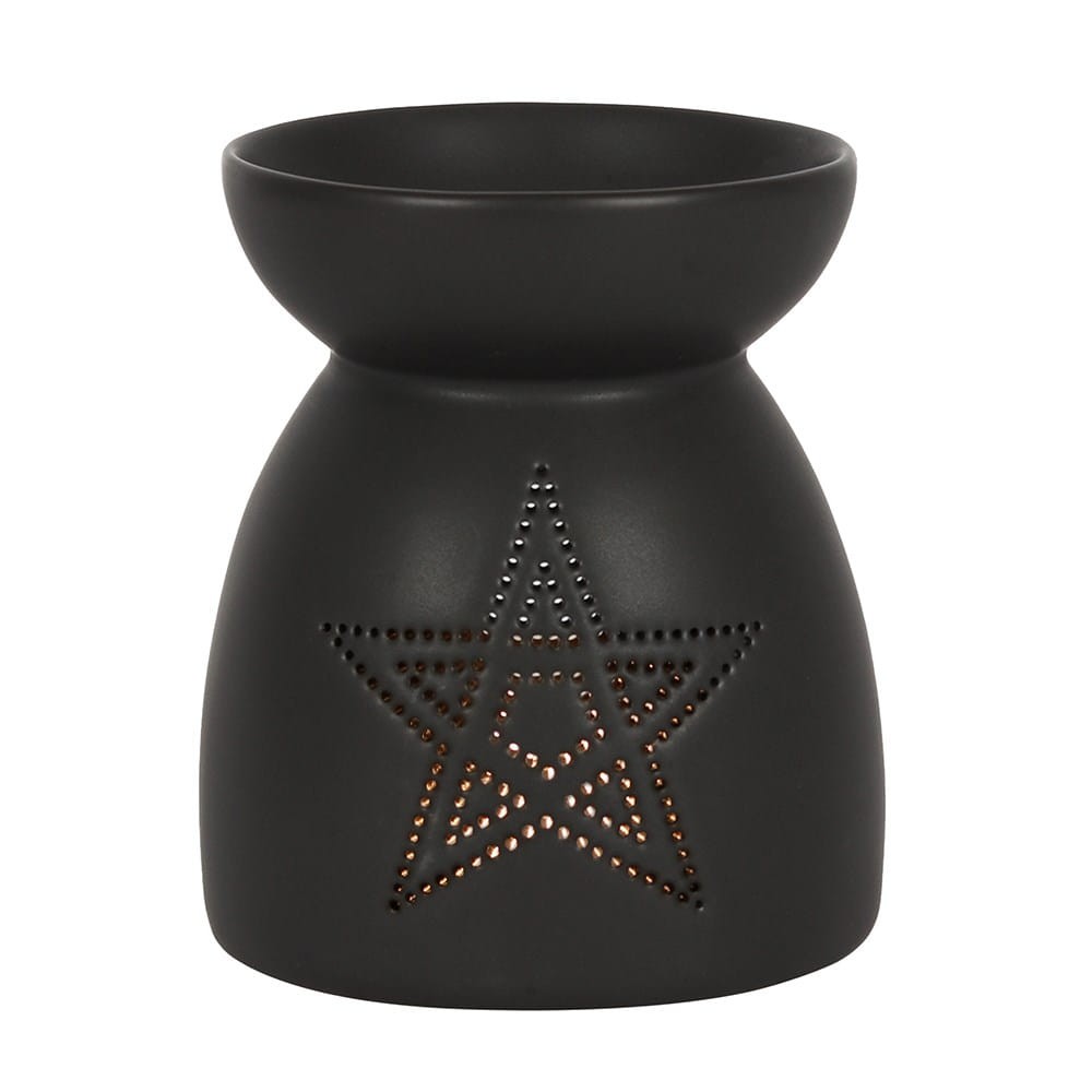 KOMINKEK CERAMICZNY- CZARNY PENTAGRAM 