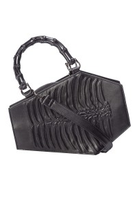 AMARANTH EMBOSS COFFIN BAG